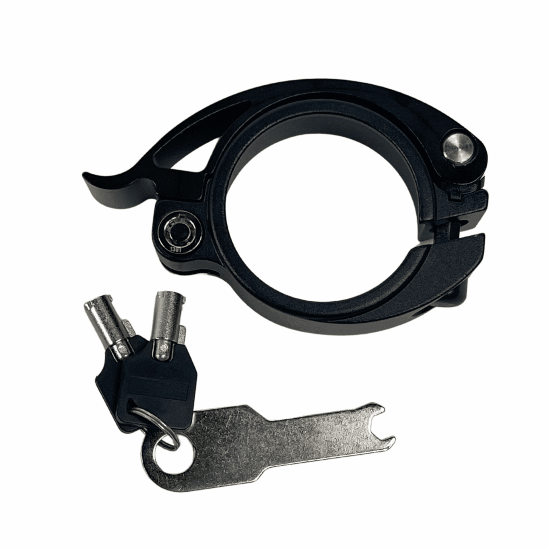 E-Bike Battery anti-theft clamp lock with keys