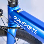 Blue Dolphin frame with Qualisports logo