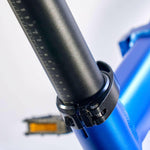 Seatpost battery with height identifier