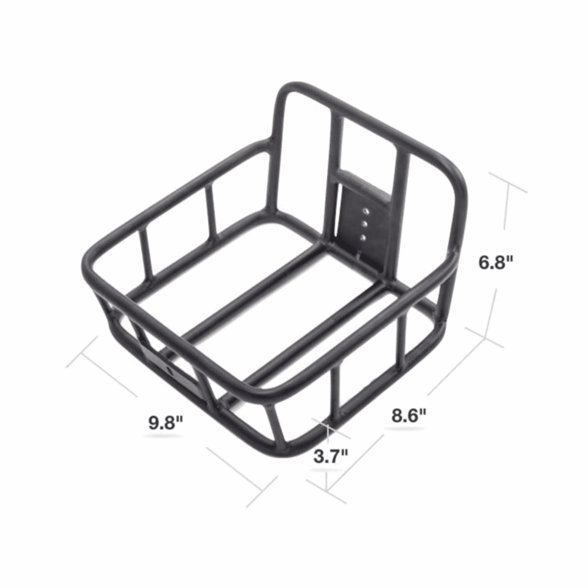 Volador and Dolphin Front Rack dimensions