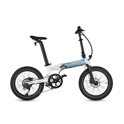 A Fizzy Ocean Qualisports Model 5 folding electric bike