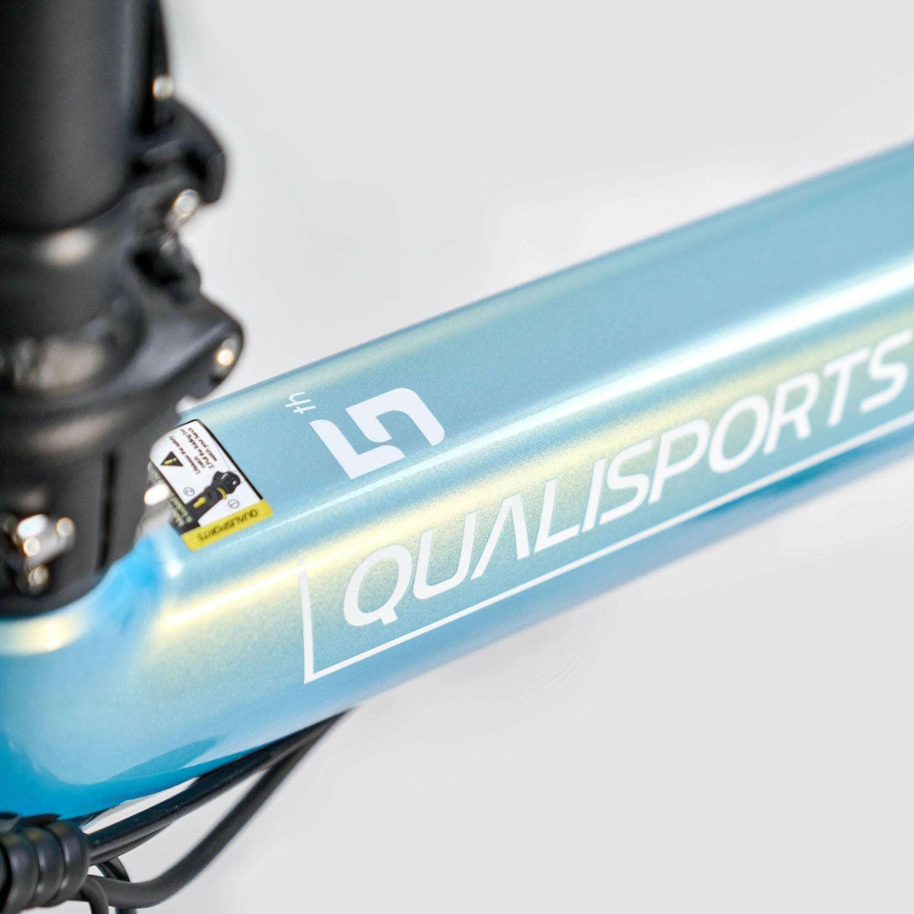 Qualisports Model 5 frame with 5th anniversary logo