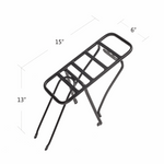 Dolphin e-bike rear rack dimensions