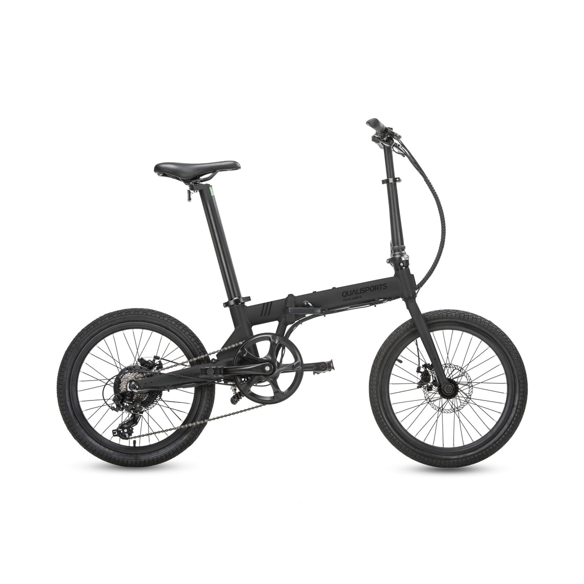 Qualisports 2024 Volador folding e-bike with black color