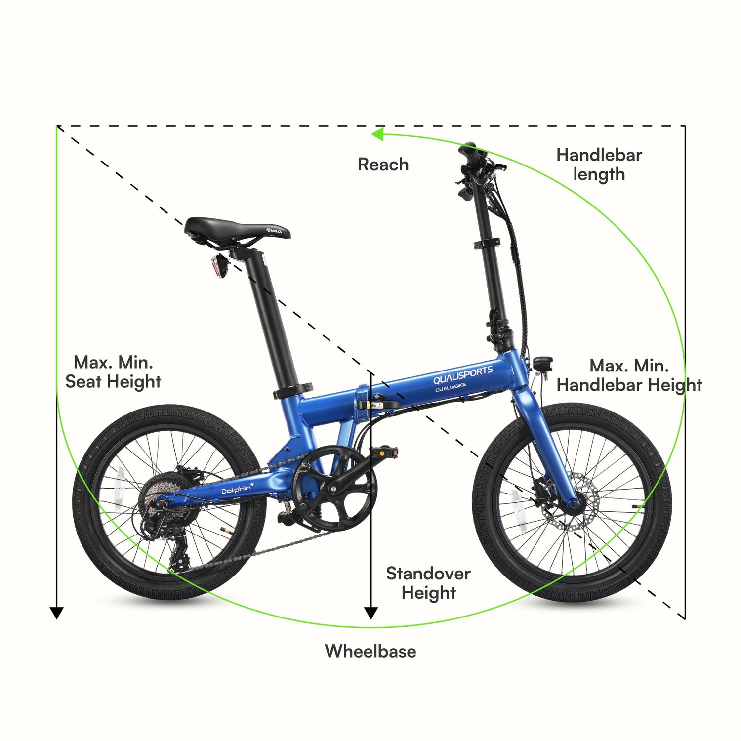 qualisports_dolphin plus_folding_ebike_size chart